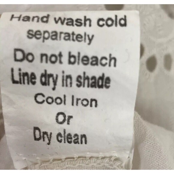 Valentina Naldi Off the Shoulder Dress NEW Sz L White Eyelet Lace Made in Italy - Picture 10 of 10